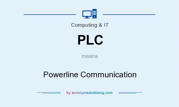 What does PLC mean? It stands for Powerline Communication