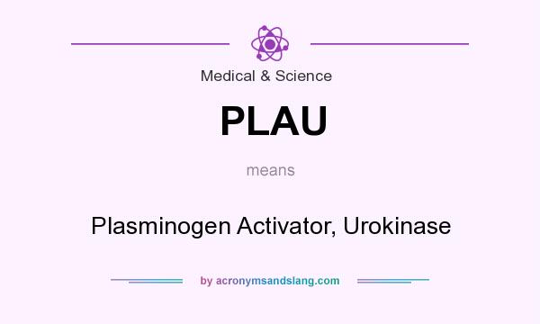 What does PLAU mean? It stands for Plasminogen Activator, Urokinase