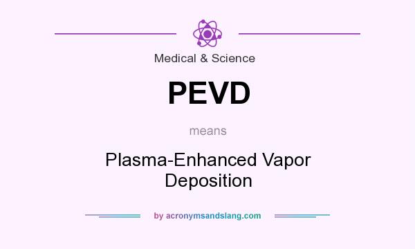 What does PEVD mean? It stands for Plasma-Enhanced Vapor Deposition