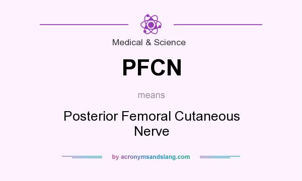 What does PFCN mean? It stands for Posterior Femoral Cutaneous Nerve