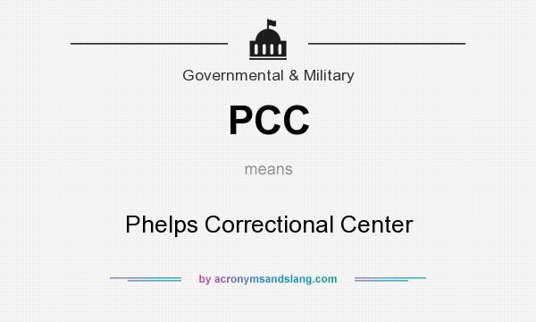 What does PCC mean? It stands for Phelps Correctional Center