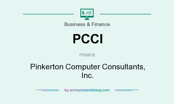 What does PCCI mean? It stands for Pinkerton Computer Consultants, Inc.