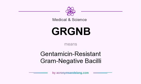 What does GRGNB mean? It stands for Gentamicin-Resistant Gram-Negative Bacilli