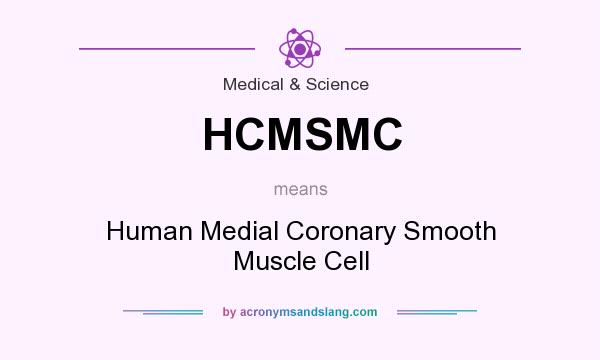 What does HCMSMC mean? It stands for Human Medial Coronary Smooth Muscle Cell
