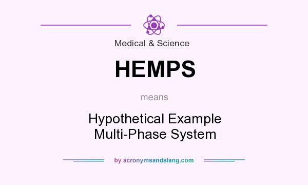 What does HEMPS mean? It stands for Hypothetical Example Multi-Phase System