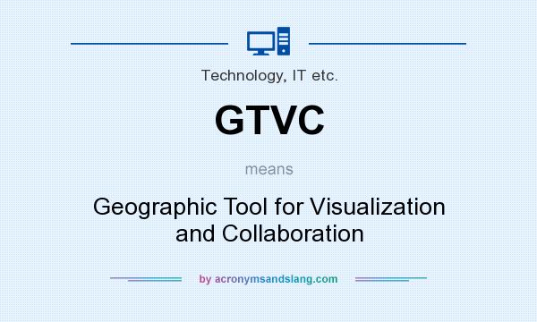 What does GTVC mean? It stands for Geographic Tool for Visualization and Collaboration