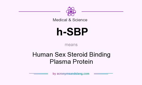What does h-SBP mean? It stands for Human Sex Steroid Binding Plasma Protein