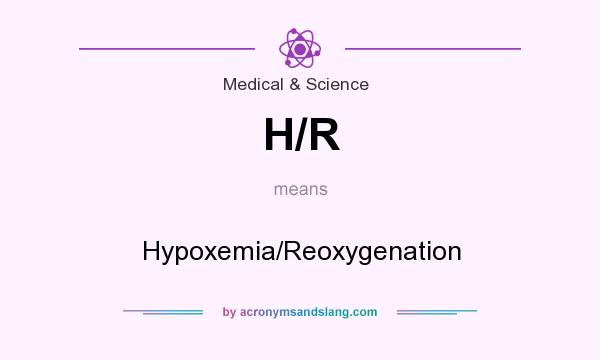 What does H/R mean? It stands for Hypoxemia/Reoxygenation