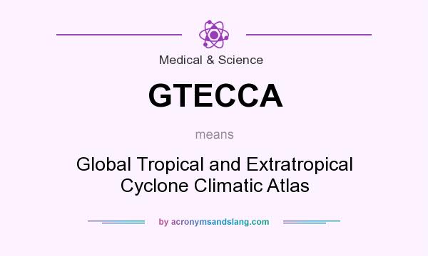 What does GTECCA mean? It stands for Global Tropical and Extratropical Cyclone Climatic Atlas