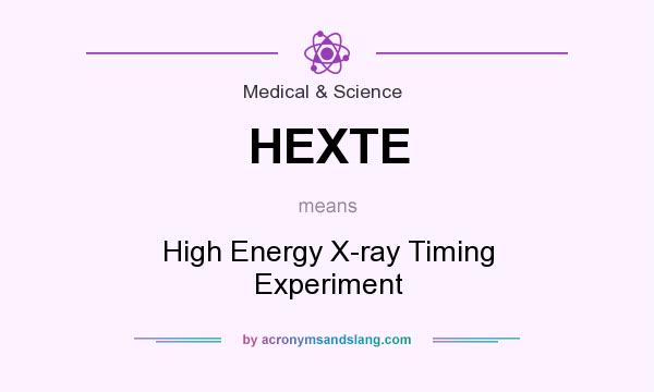What does HEXTE mean? It stands for High Energy X-ray Timing Experiment