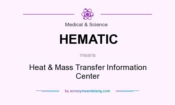What does HEMATIC mean? It stands for Heat & Mass Transfer Information Center