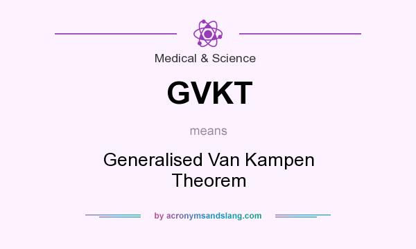 What does GVKT mean? It stands for Generalised Van Kampen Theorem
