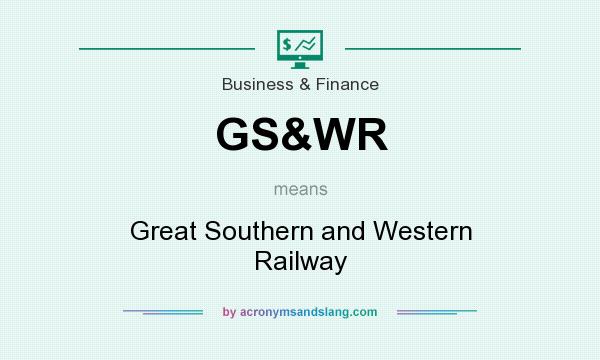 What does GS&WR mean? It stands for Great Southern and Western Railway