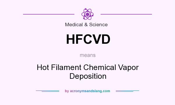 What does HFCVD mean? It stands for Hot Filament Chemical Vapor Deposition