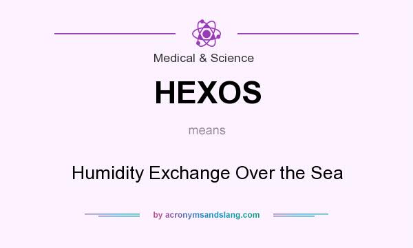 What does HEXOS mean? It stands for Humidity Exchange Over the Sea