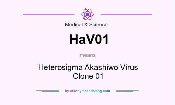 What does HaV01 mean? It stands for Heterosigma Akashiwo Virus Clone 01