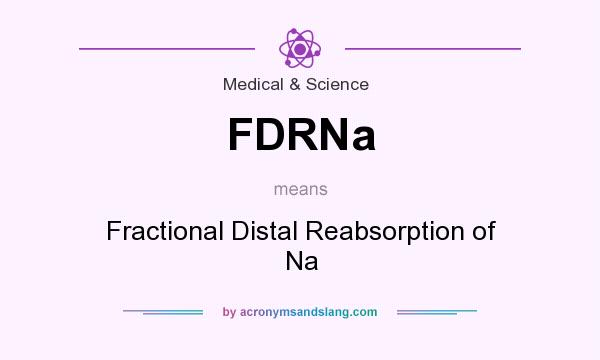 What does FDRNa mean? It stands for Fractional Distal Reabsorption of Na