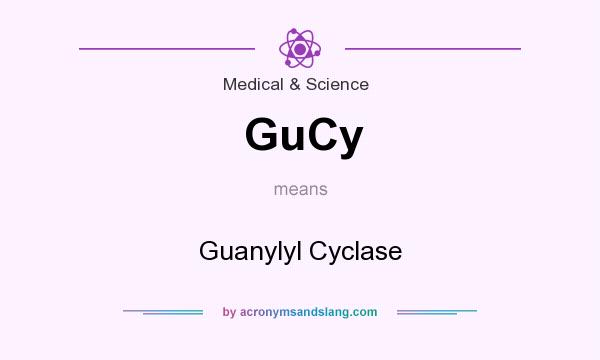 What does GuCy mean? It stands for Guanylyl Cyclase