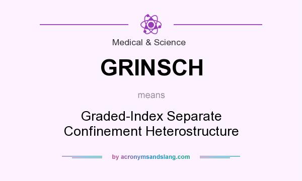 What does GRINSCH mean? It stands for Graded-Index Separate Confinement Heterostructure