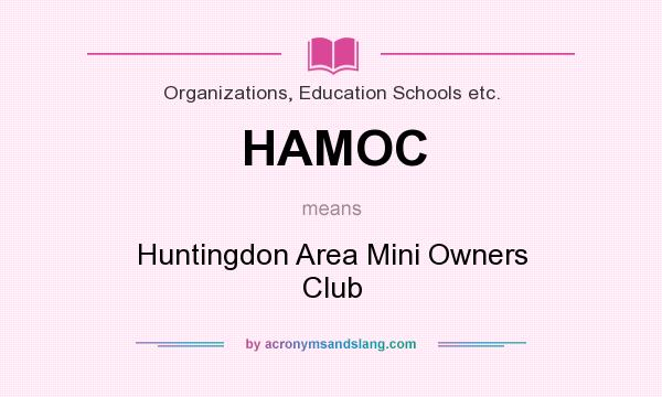What does HAMOC mean? It stands for Huntingdon Area Mini Owners Club
