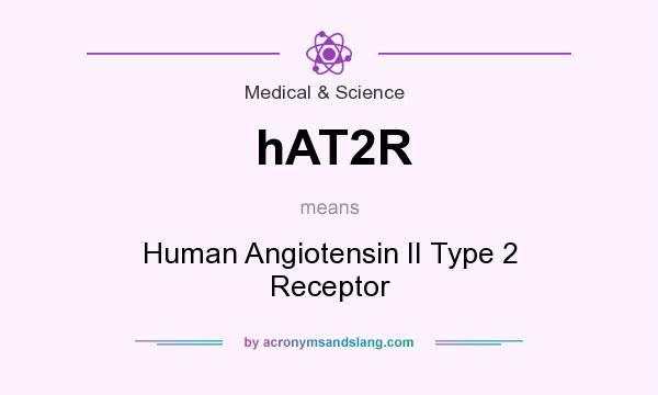 What does hAT2R mean? It stands for Human Angiotensin II Type 2 Receptor