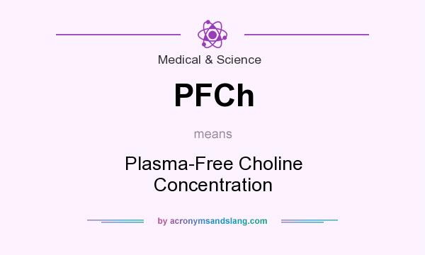 What does PFCh mean? It stands for Plasma-Free Choline Concentration