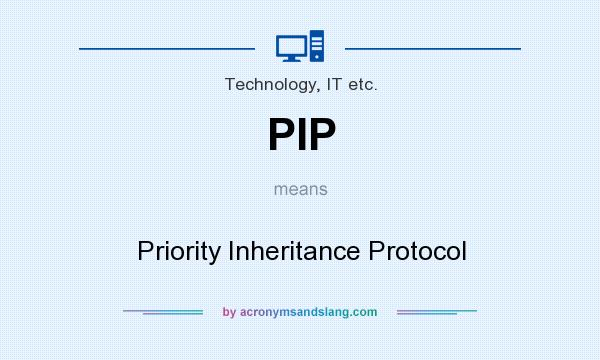 What does PIP mean? It stands for Priority Inheritance Protocol