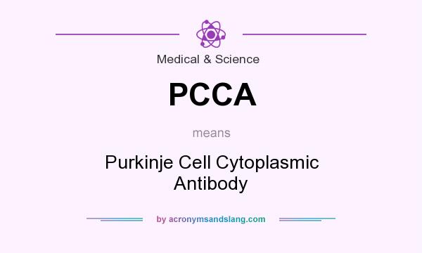 What does PCCA mean? It stands for Purkinje Cell Cytoplasmic Antibody