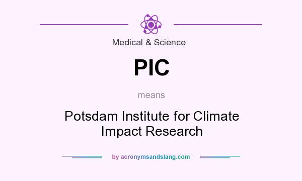 What does PIC mean? It stands for Potsdam Institute for Climate Impact Research