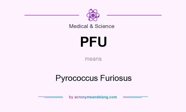 What does PFU mean? It stands for Pyrococcus Furiosus