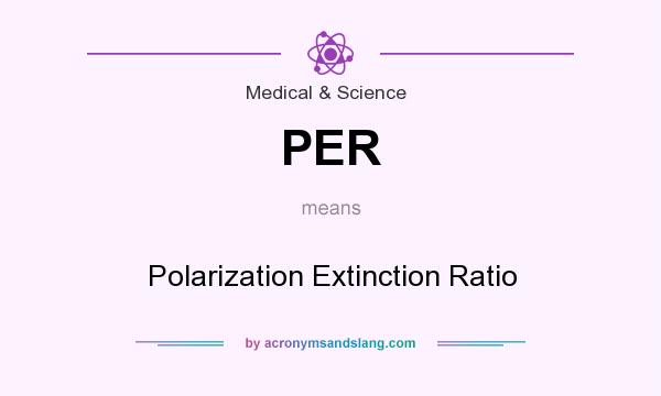 What does PER mean? It stands for Polarization Extinction Ratio