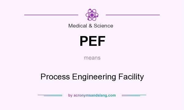 What does PEF mean? It stands for Process Engineering Facility