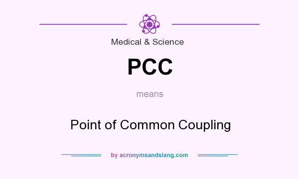 What does PCC mean? It stands for Point of Common Coupling