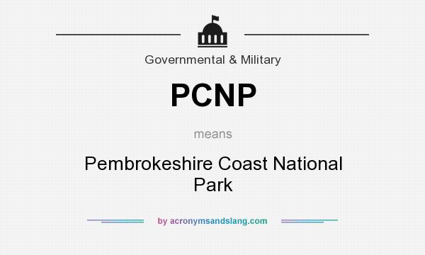 What does PCNP mean? It stands for Pembrokeshire Coast National Park