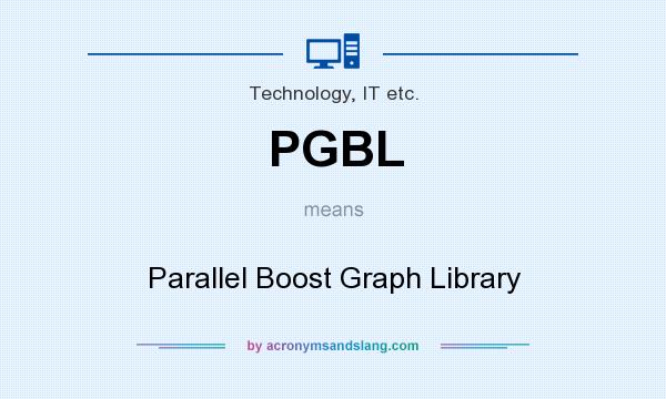 What does PGBL mean? It stands for Parallel Boost Graph Library