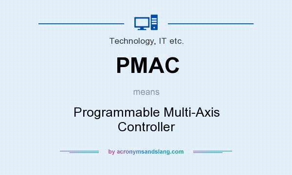 What does PMAC mean? It stands for Programmable Multi-Axis Controller