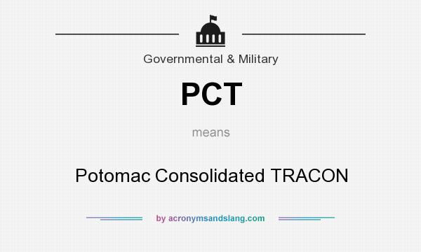 What does PCT mean? It stands for Potomac Consolidated TRACON