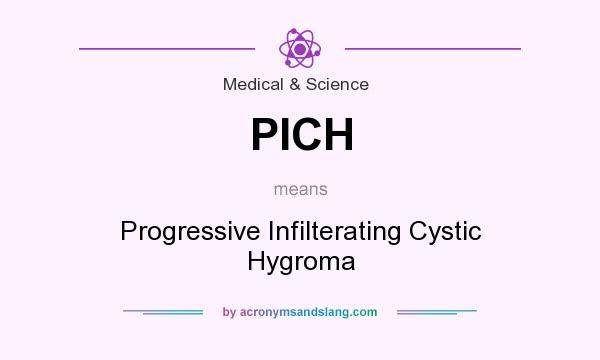 What does PICH mean? It stands for Progressive Infilterating Cystic Hygroma
