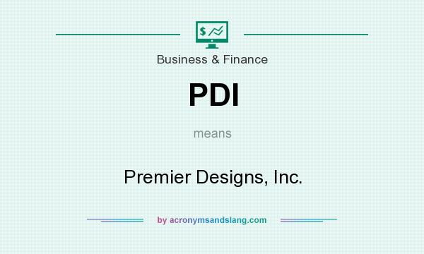 What does PDI mean? It stands for Premier Designs, Inc.