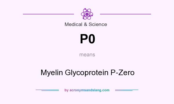 What does P0 mean? It stands for Myelin Glycoprotein P-Zero