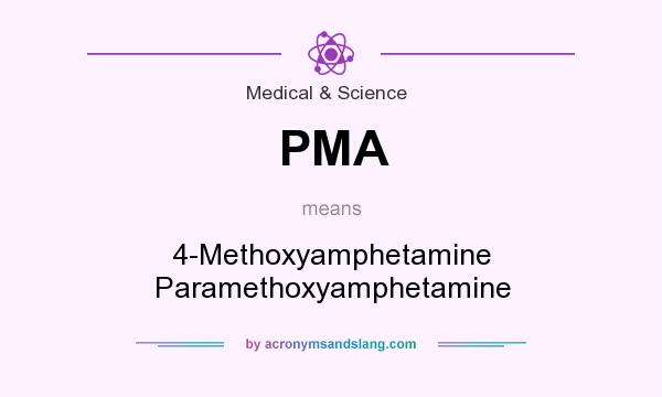 What does PMA mean? It stands for 4-Methoxyamphetamine Paramethoxyamphetamine