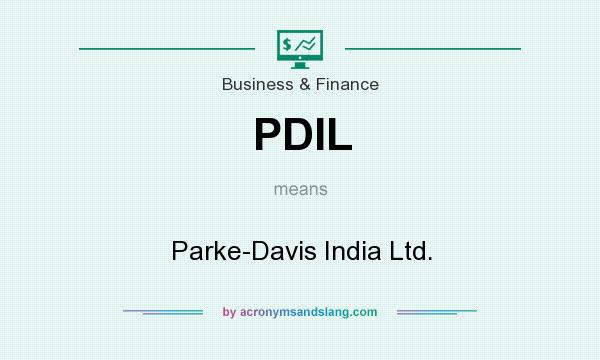 What does PDIL mean? It stands for Parke-Davis India Ltd.