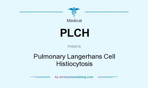 What does PLCH mean? It stands for Pulmonary Langerhans Cell Histiocytosis