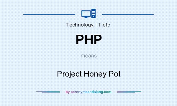 What does PHP mean? It stands for Project Honey Pot