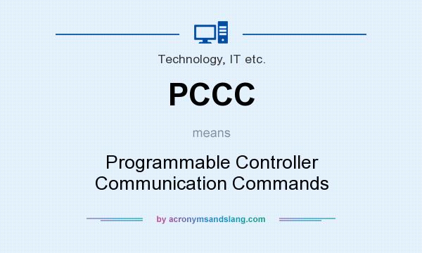 What does PCCC mean? It stands for Programmable Controller Communication Commands