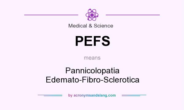 What does PEFS mean? It stands for Pannicolopatia Edemato-Fibro-Sclerotica