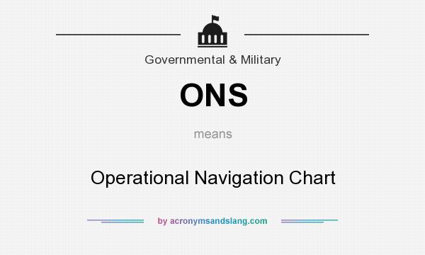 What does ONS mean? It stands for Operational Navigation Chart