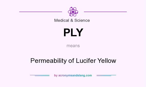 What does PLY mean? It stands for Permeability of Lucifer Yellow