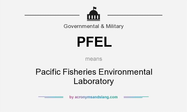 What does PFEL mean? It stands for Pacific Fisheries Environmental Laboratory