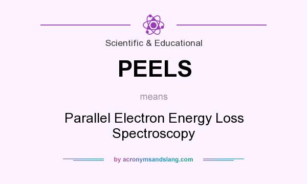 What does PEELS mean? It stands for Parallel Electron Energy Loss Spectroscopy